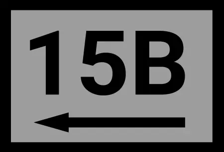 Strassen - Hausnummern 15 B Bild