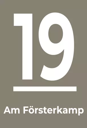 Strassen - Hausnummern Am Försterkamp 19 Bild