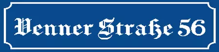 Strassen - Hausnummern Benner Straße 56 Bild