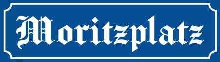Strassen - Hausnummern Moritzplatz Bild