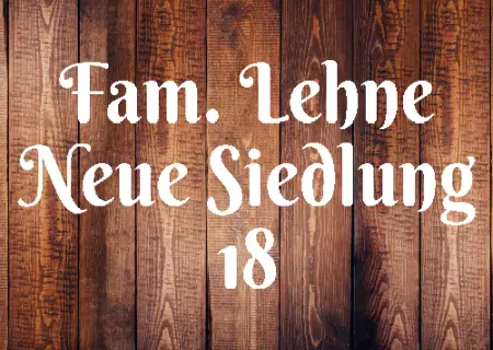 Strassen - Hausnummern Neue Siedlung Bild