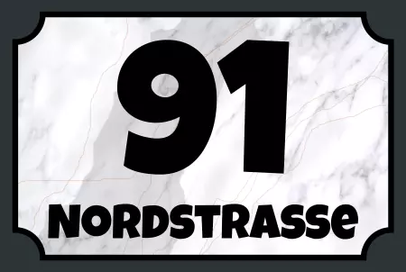 Strassen - Hausnummern NORDSTRASSE 91 Bild