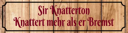  Strassen - Hausnummern Sir Knatterton Bild