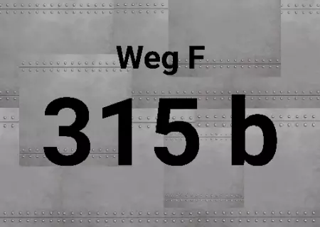 Strassen - Hausnummern Weg F 315 b Bild